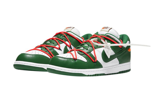 Off-White x Nike Dunk Low Pine Green