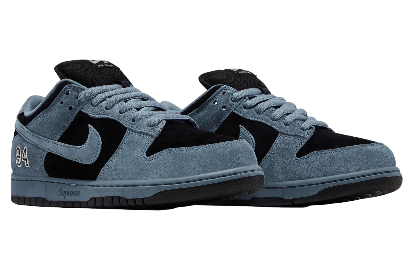 Supreme x Nike SB Dunk Low Ocean Fog / Ocean Fog-Black