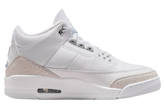 Air Jordan 3 Pure Money White / Metallic Silver