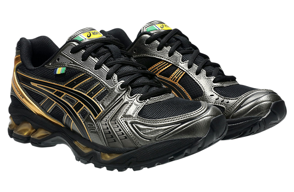 Asics Senna X Gel-Kayano 14 Black / Pure Gold