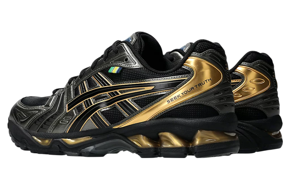 Asics Senna X Gel-Kayano 14 Black / Pure Gold