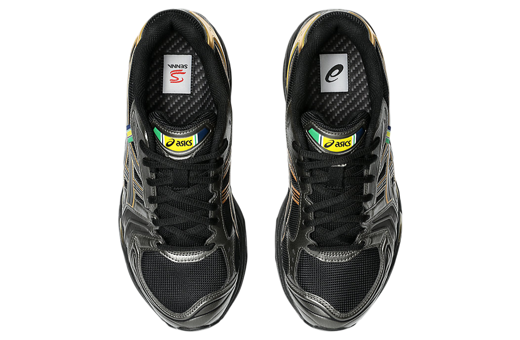 Asics Senna X Gel-Kayano 14 Black / Pure Gold
