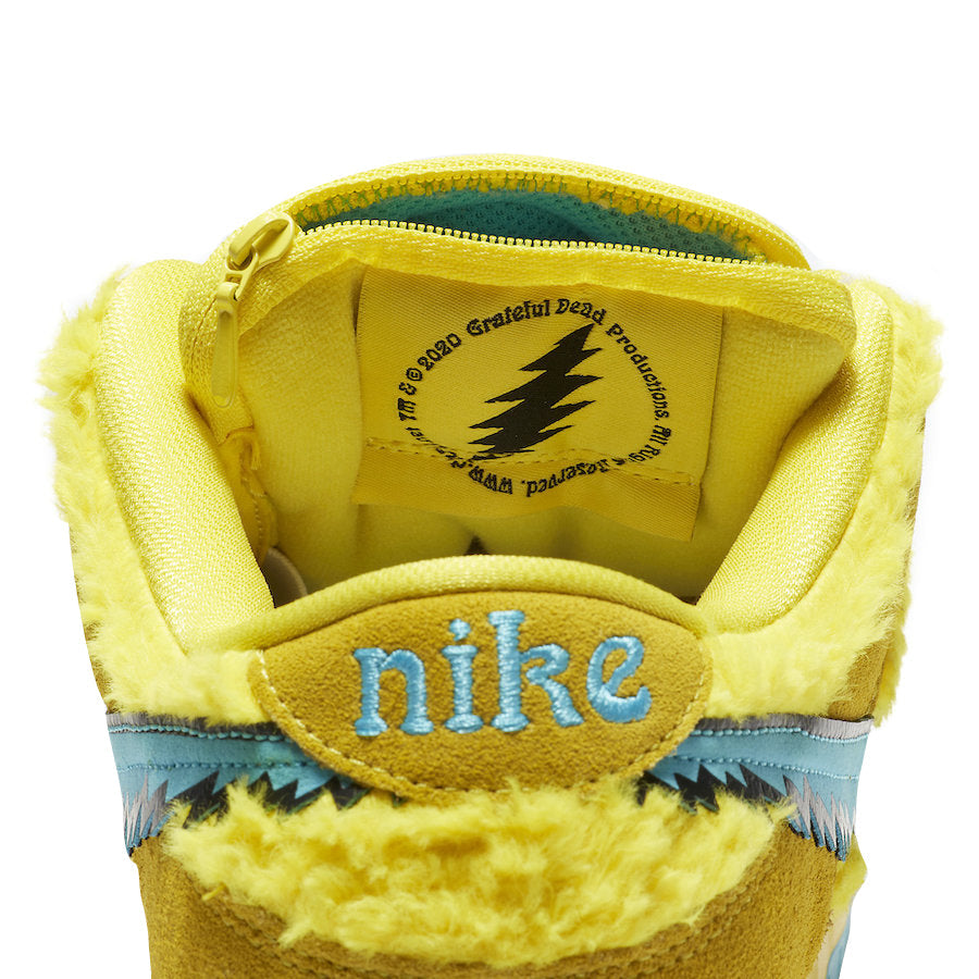 Grateful Dead X Nike SB Dunk Low Yellow Bear