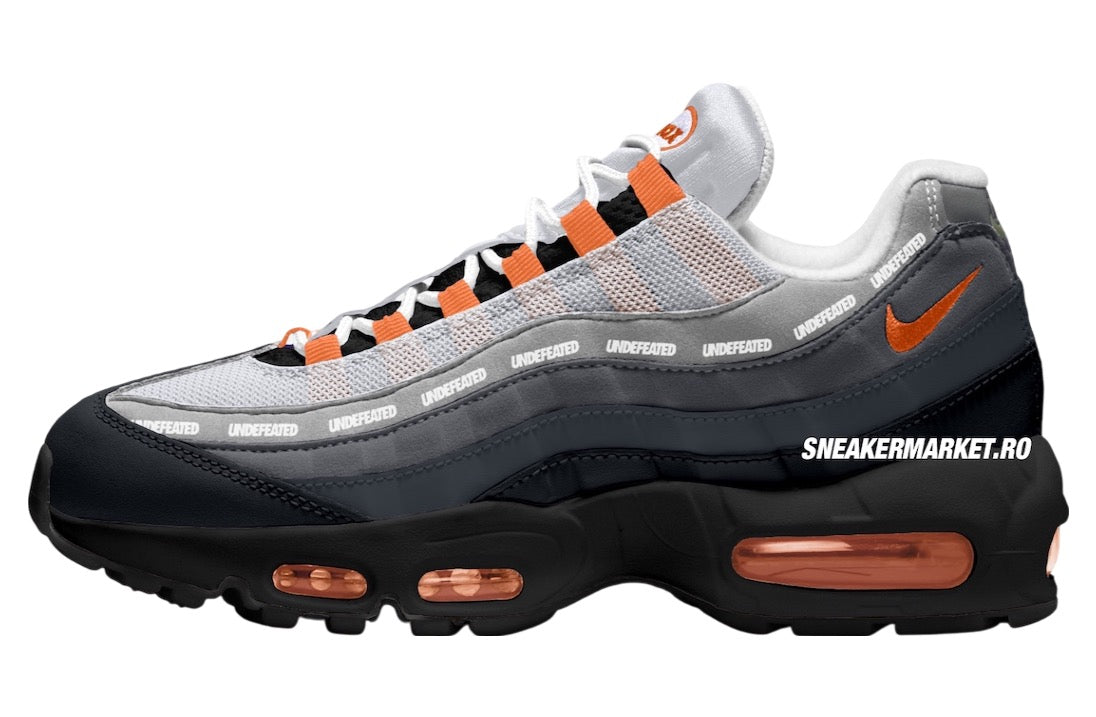 Undefeated x Nike Air Max 95 Black / Bright Crimson