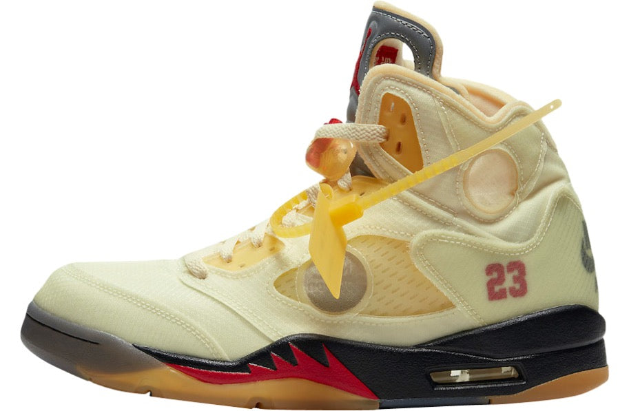 Off-White x Air Jordan 5 Sail
