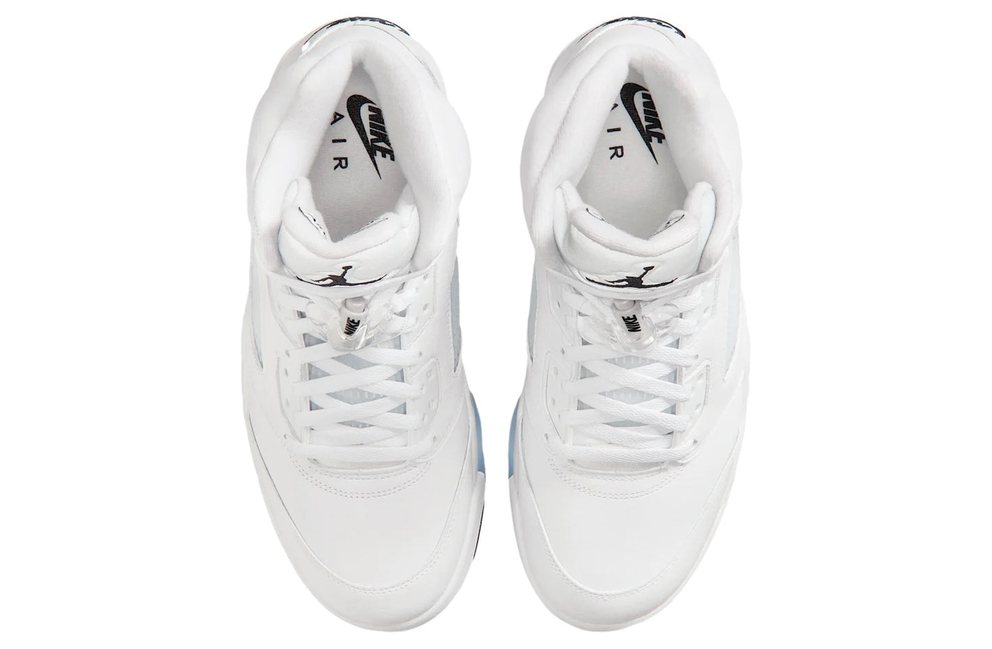 Air Jordan 5 White / Black / Metallic Silver
