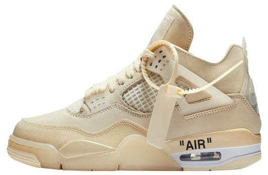 Off-White x Air Jordan 4 WMNS Sail