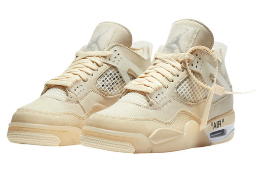 Off-White x Air Jordan 4 WMNS Sail