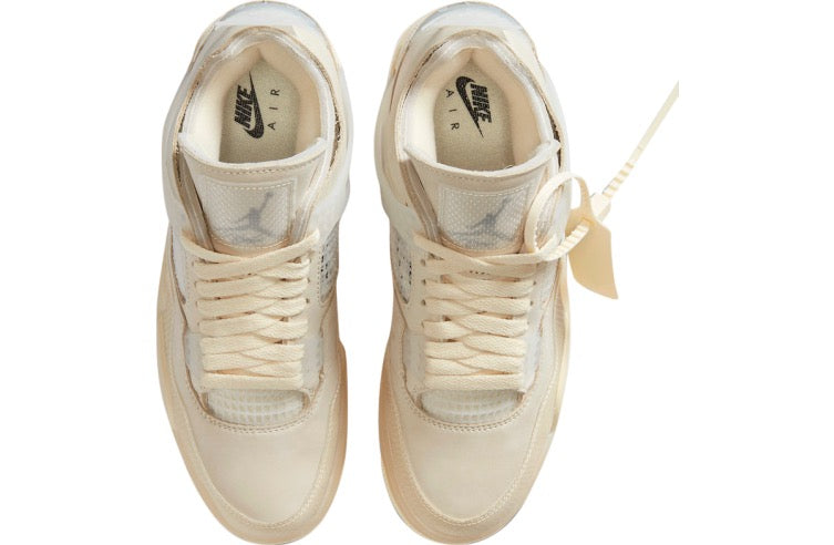 Off-White x Air Jordan 4 WMNS Sail