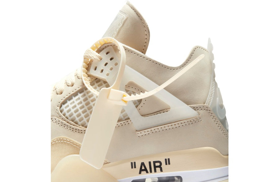 Off-White x Air Jordan 4 WMNS Sail