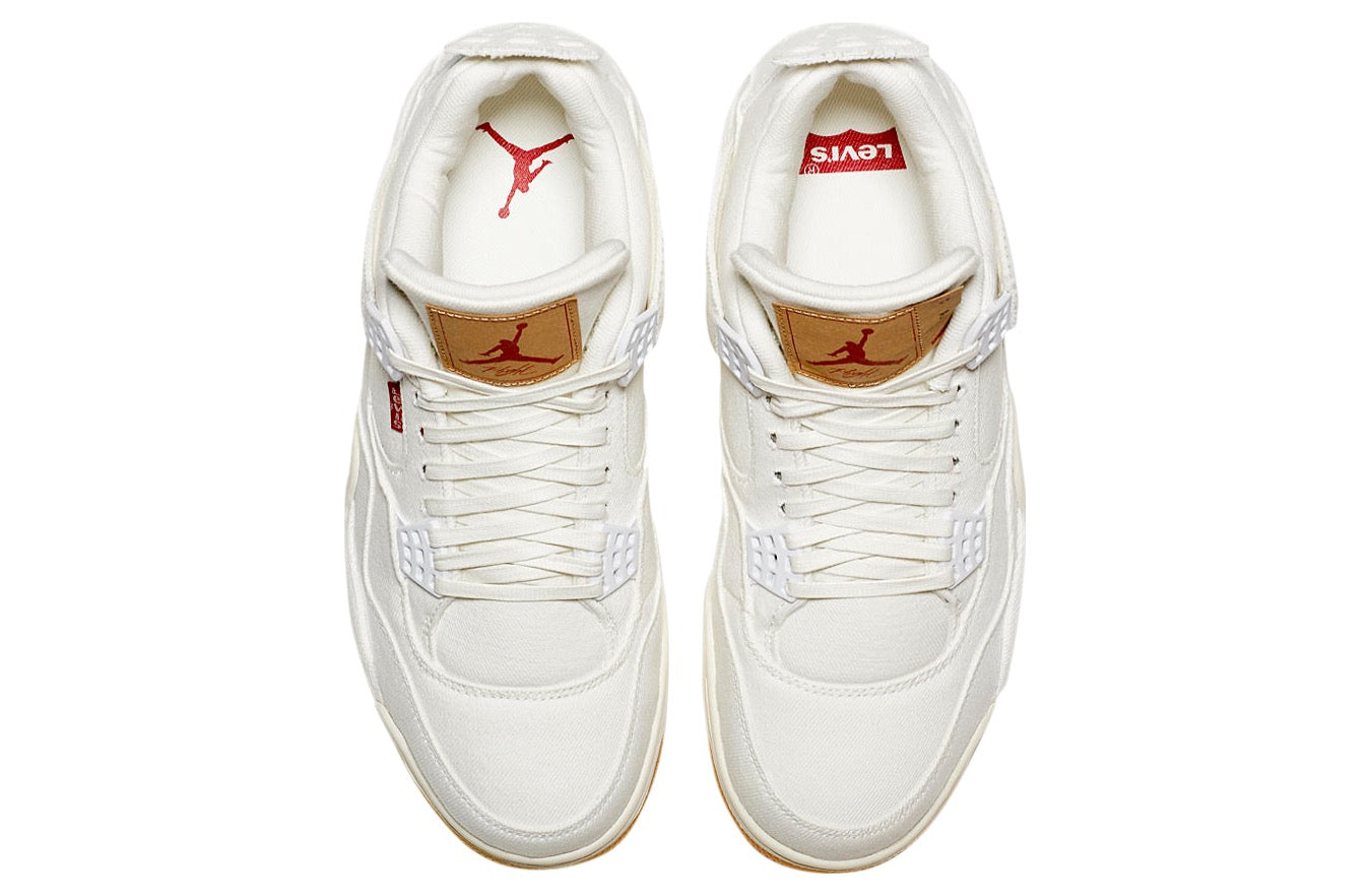 Levi's x Air Jordan 4 White Denim