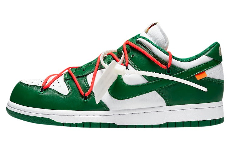 Off-White x Nike Dunk Low Pine Green