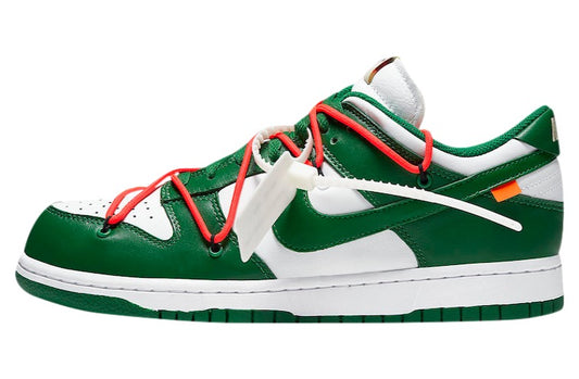 Off-White x Nike Dunk Low Pine Green