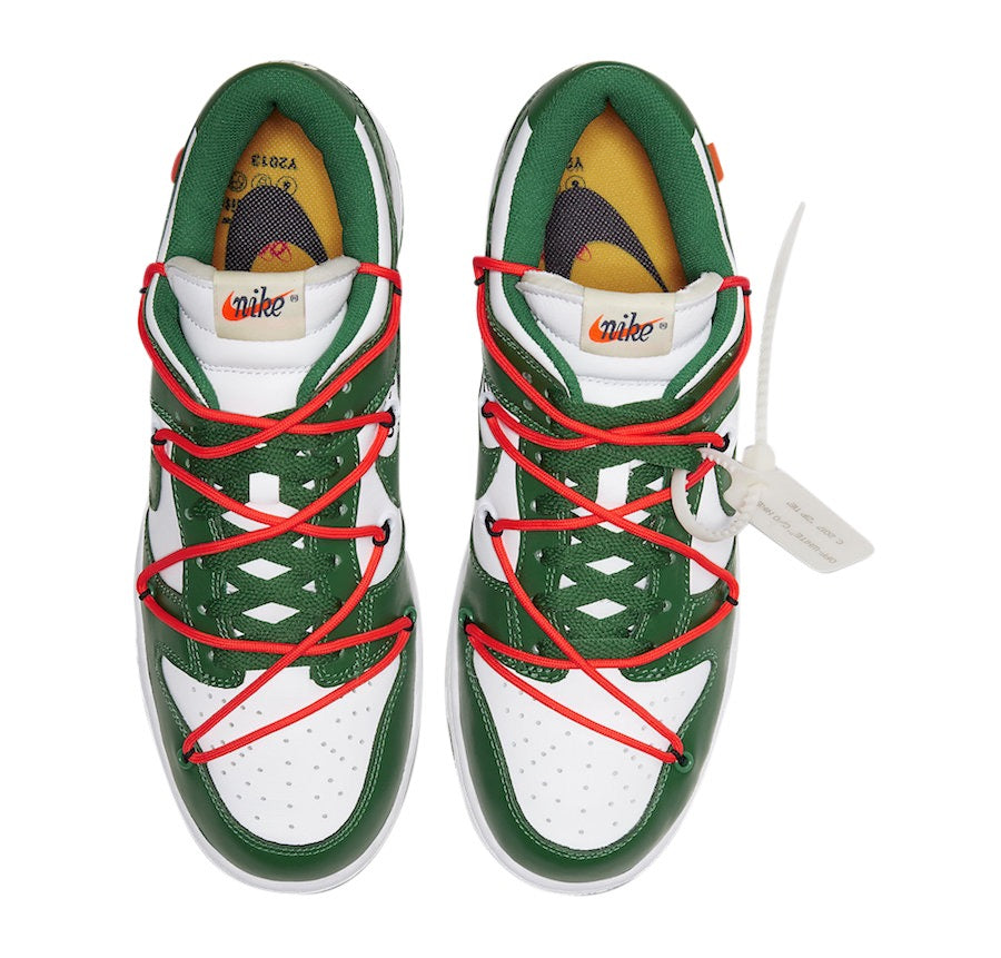 Off-White x Nike Dunk Low Pine Green