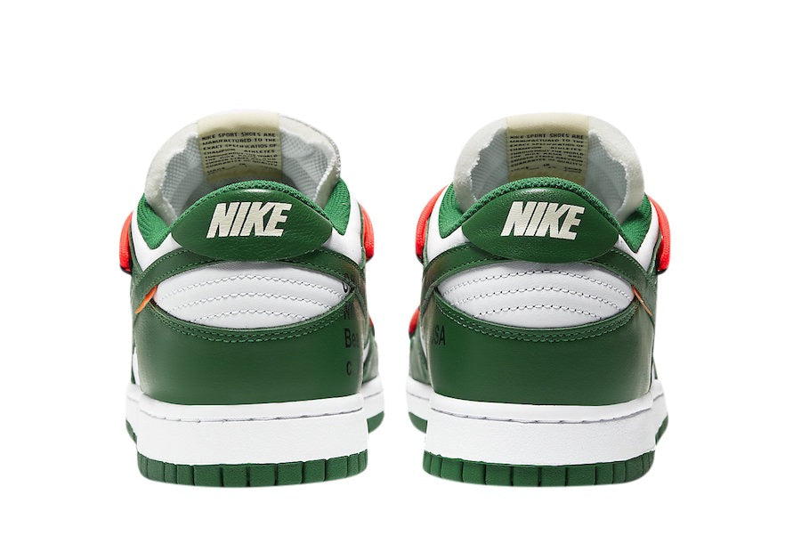 Off-White x Nike Dunk Low Pine Green
