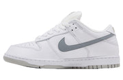Supreme x Nike SB Dunk Low White / Metallic Silver-White