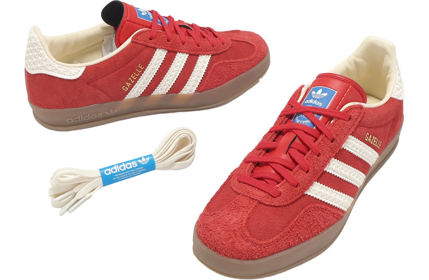 Adidas Gazelle Indoor Better Scarlet / Off White