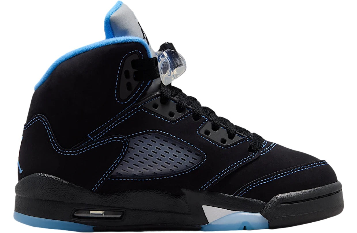 Air Jordan 5 Black Carolina GS Black / White
