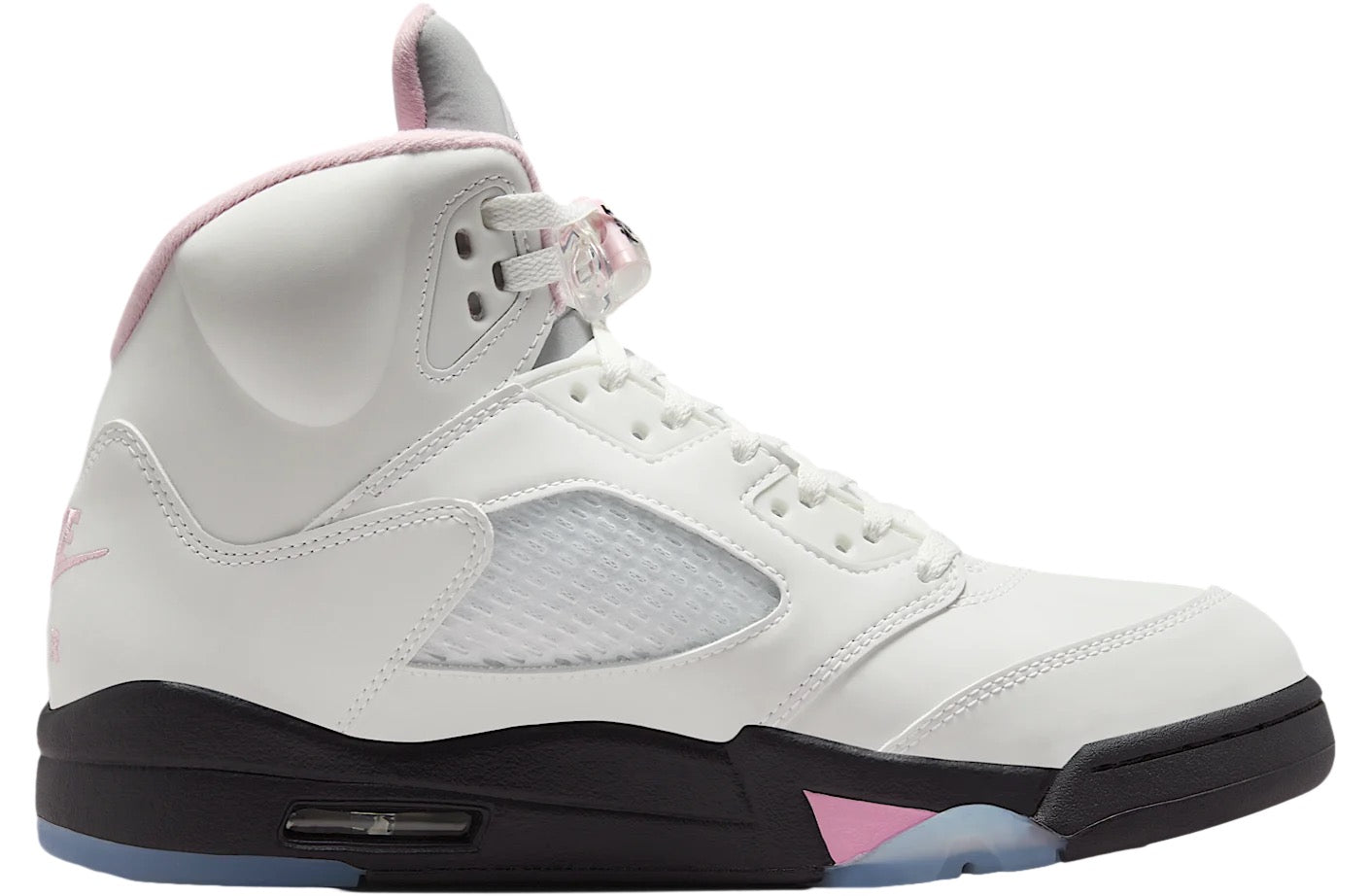 Air Jordan 5 White / Medium Soft Pink