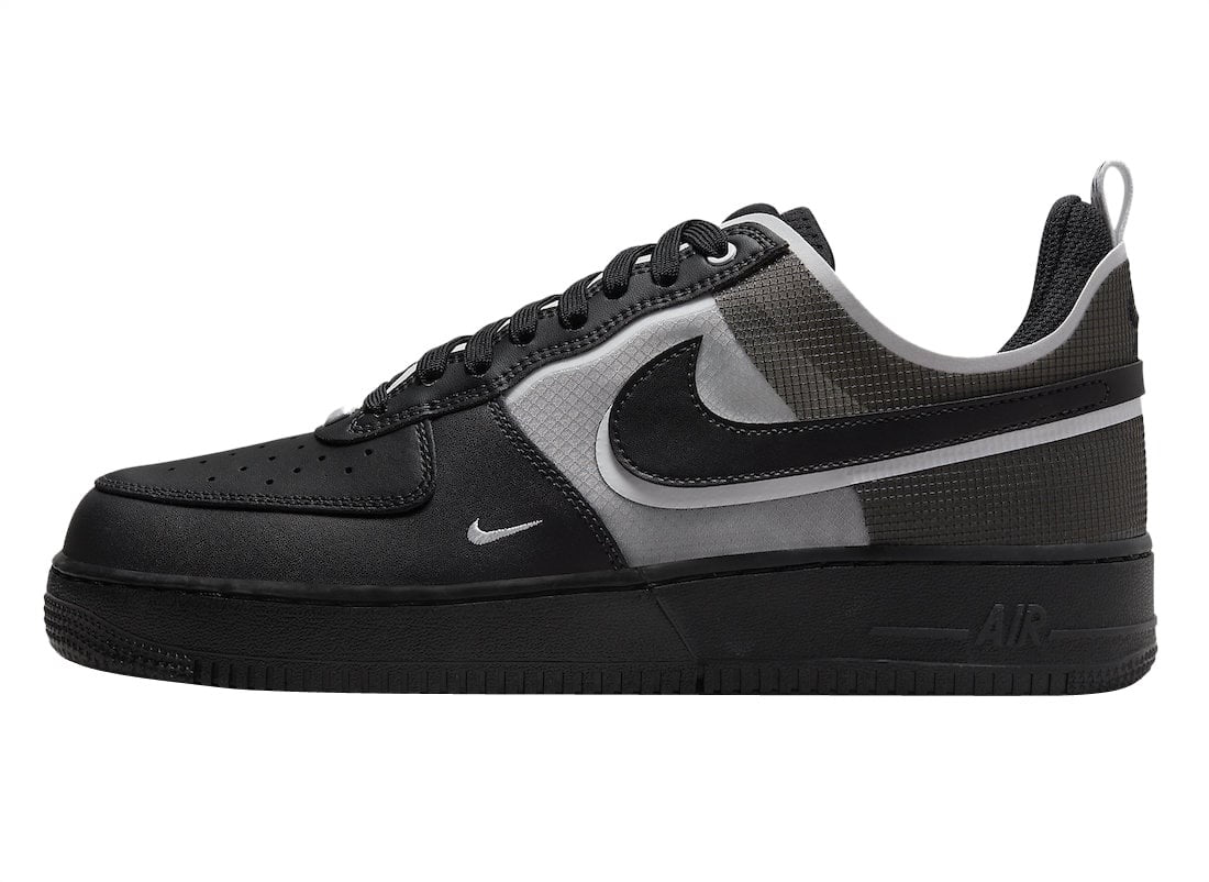 Nike Air Force 1 React Black White