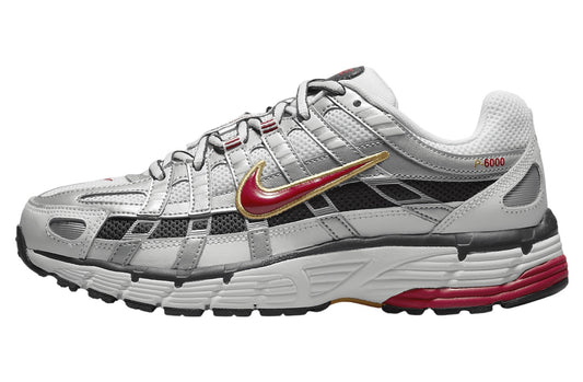 Nike P-6000 White / Metallic Platinum