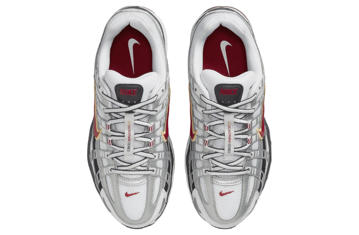 Nike P-6000 White / Metallic Platinum