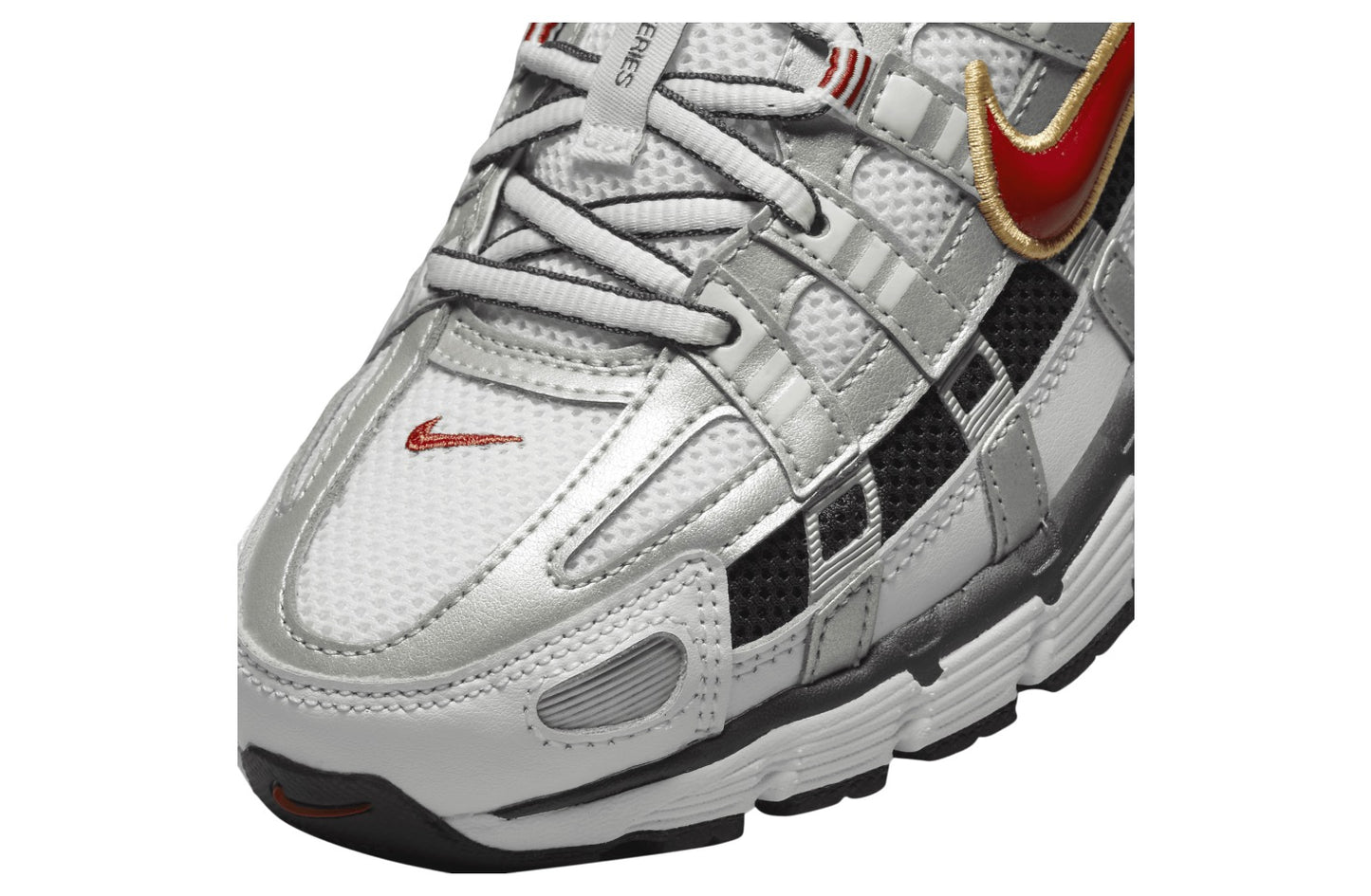 Nike P-6000 White / Metallic Platinum