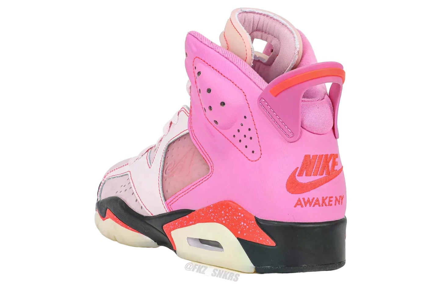 Awake NY x Air Jordan 6 Playful Pink / Infrared