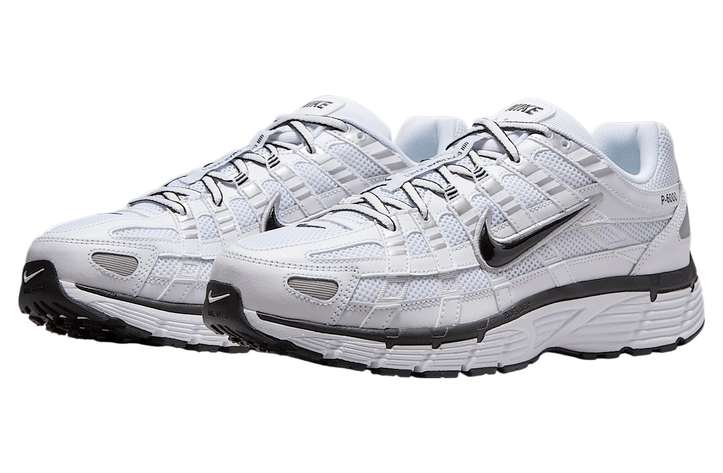 Nike P-6000 White / Metallic Silver / Black
