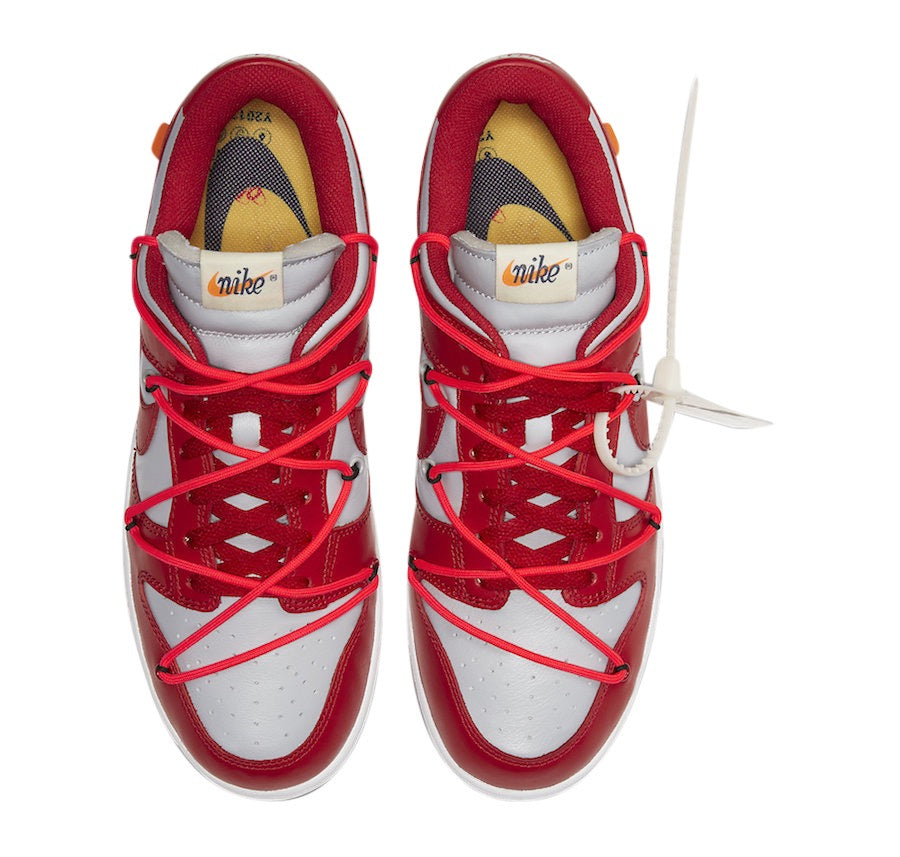 Off-White x Nike Dunk Low University Red