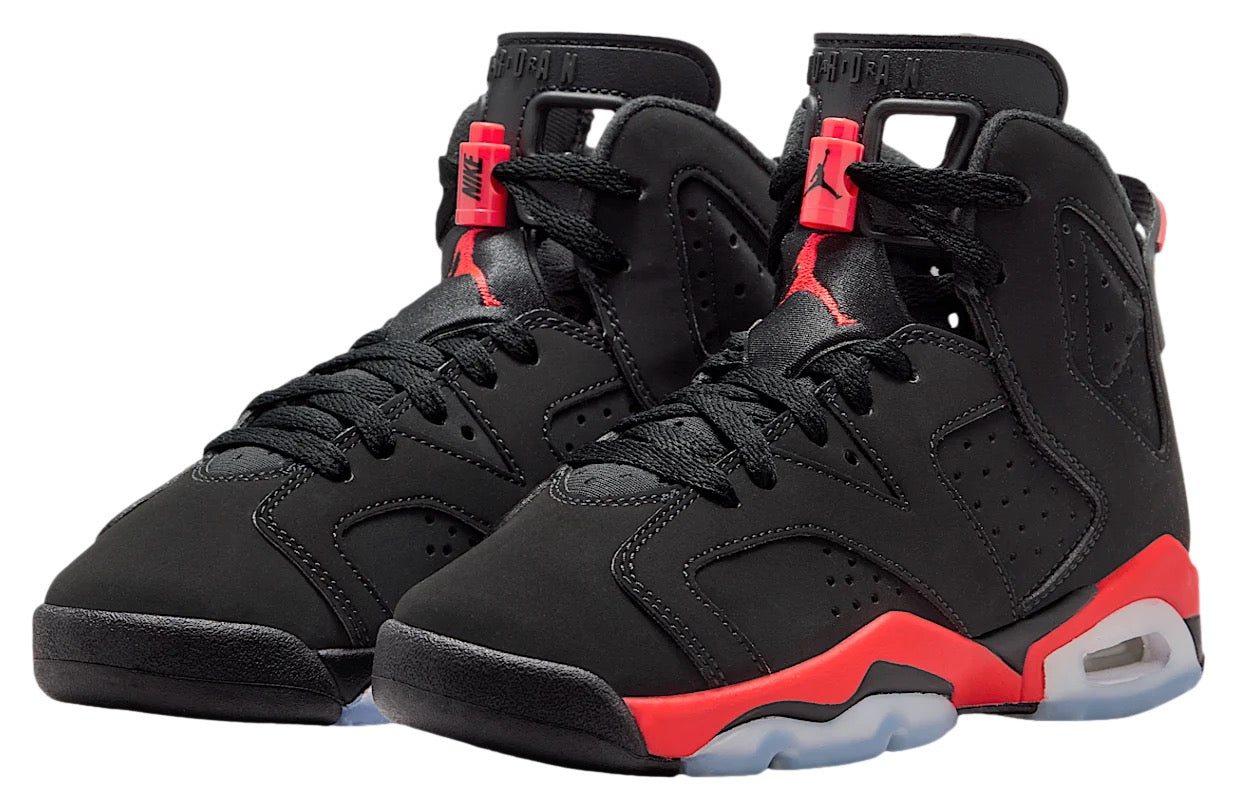 Air Jordan 6 Infrared GS Black / Light Crimson