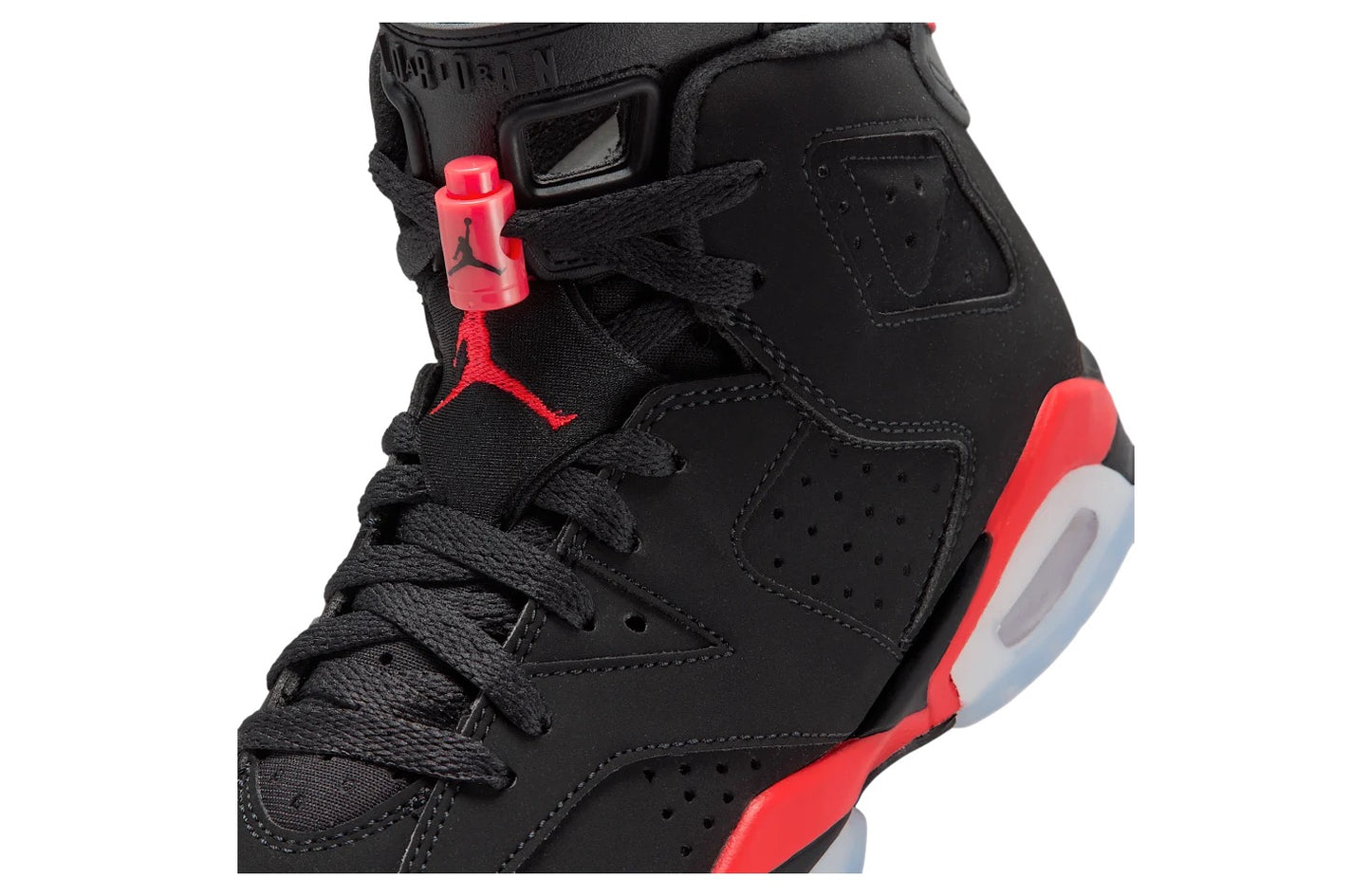 Air Jordan 6 Infrared GS Black / Light Crimson