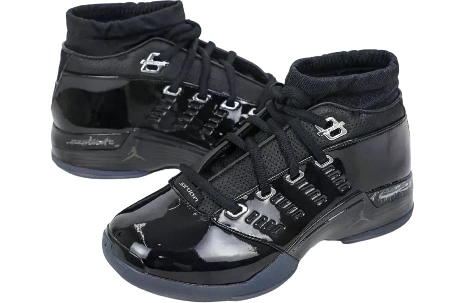 Air Jordan 17 Low Black Patent