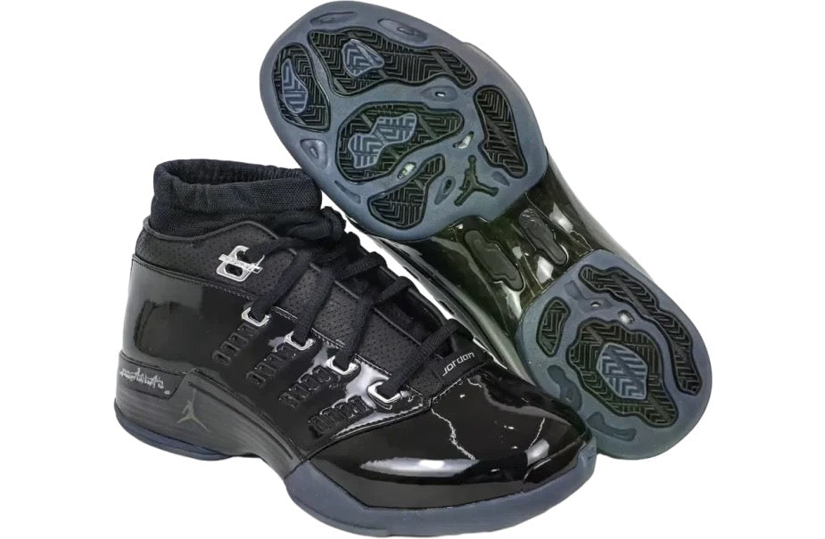 Air Jordan 17 Low Black Patent