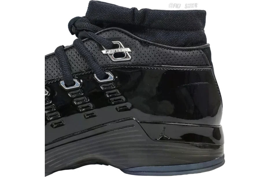 Air Jordan 17 Low Black Patent