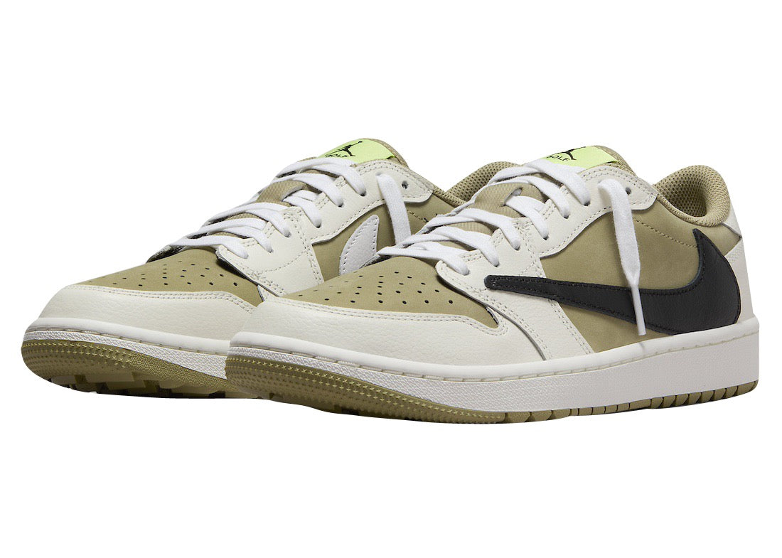 Travis Scott x Air Jordan 1 Low Golf Neutral Olive