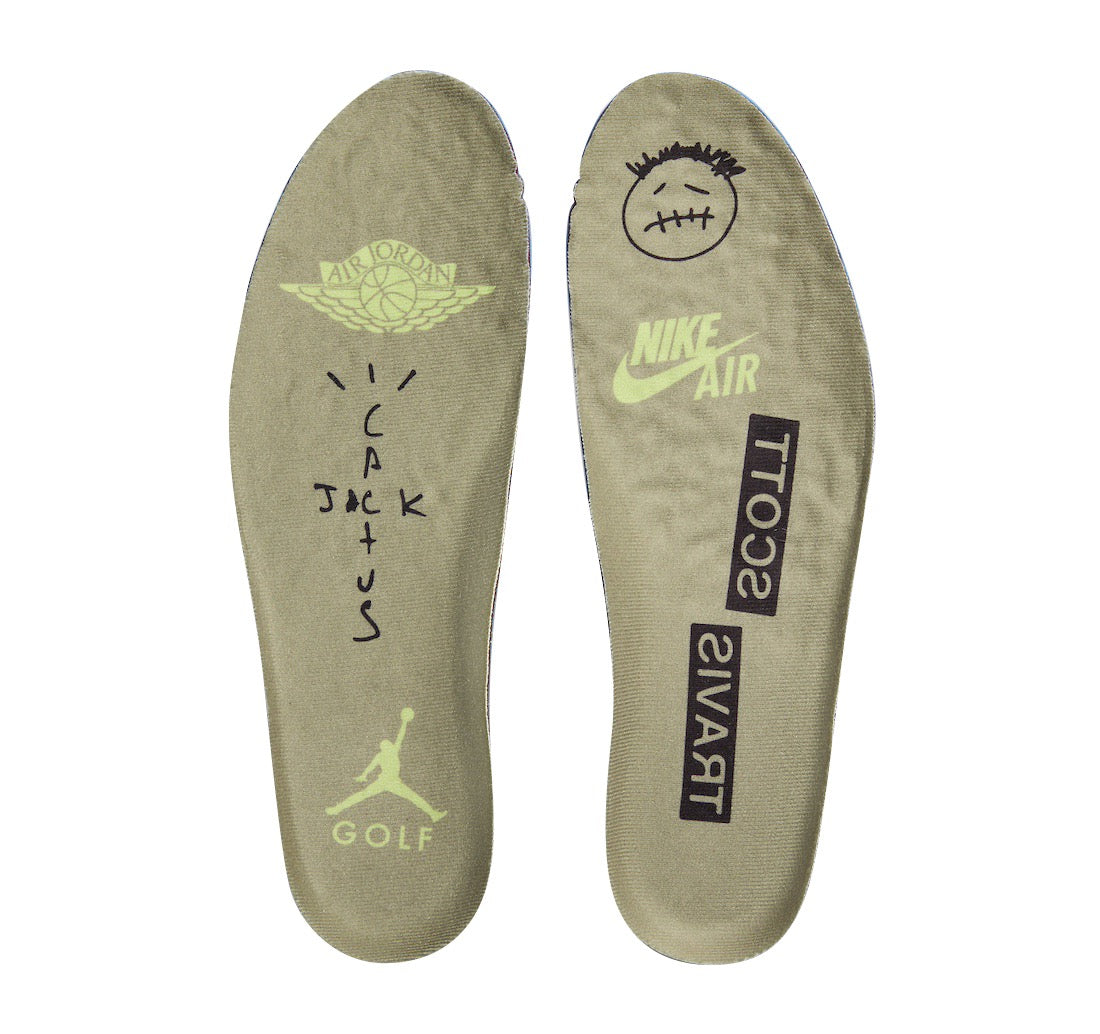 Travis Scott x Air Jordan 1 Low Golf Neutral Olive
