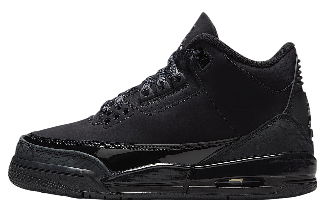 Air Jordan 3 Black Cat GS Black / White