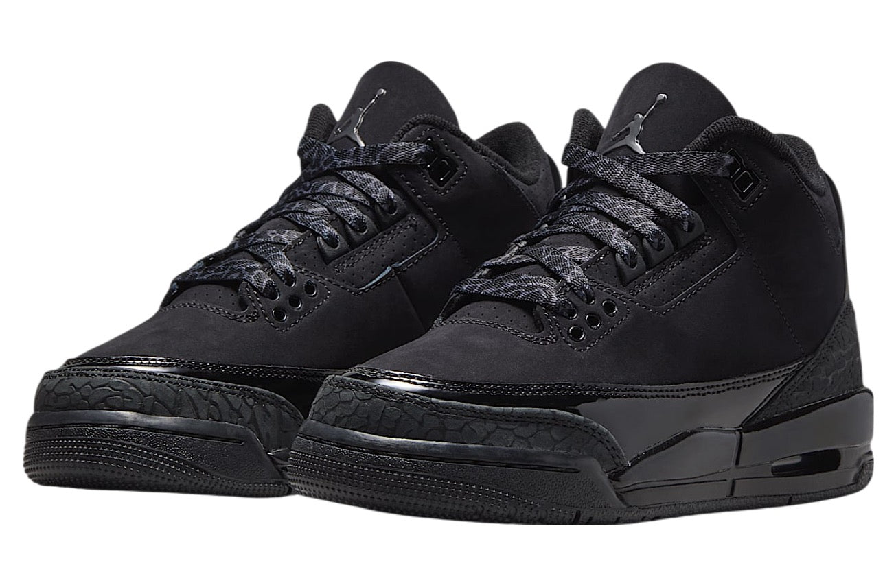 Air Jordan 3 Black Cat GS Black / White