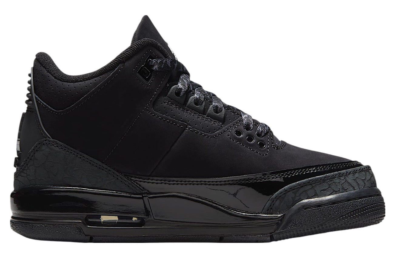 Air Jordan 3 Black Cat GS Black / White
