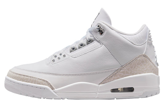 Air Jordan 3 Pure Money White / Metallic Silver