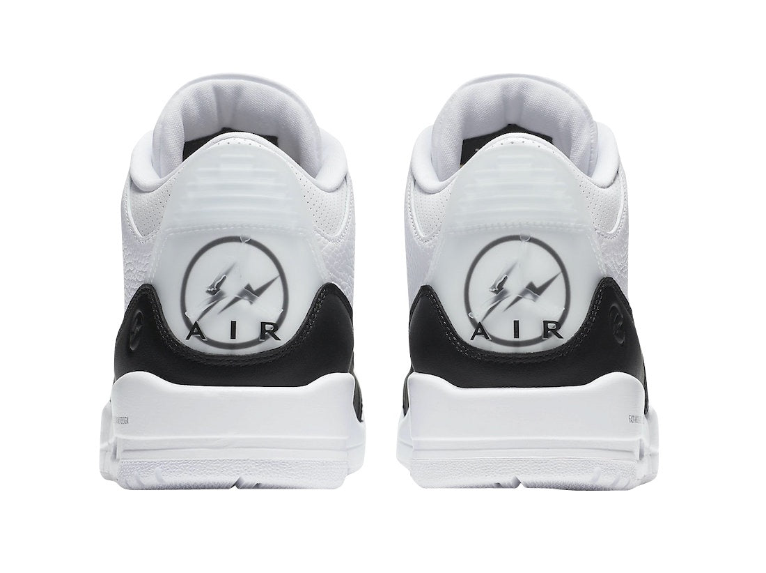 fragment x Air Jordan 3 White Black