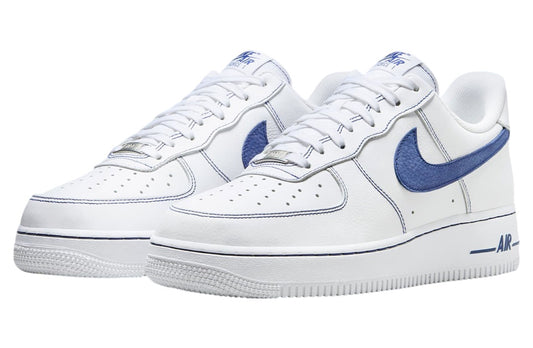 Nike Air Force 1 Low White / Blue Contrast Stitch