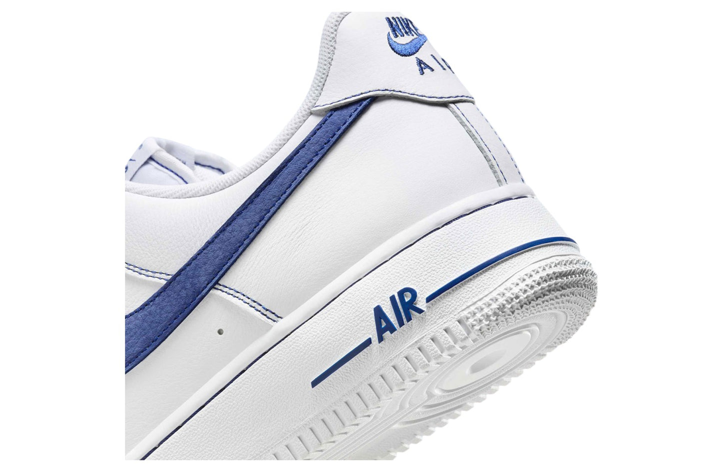 Nike Air Force 1 Low White / Blue Contrast Stitch