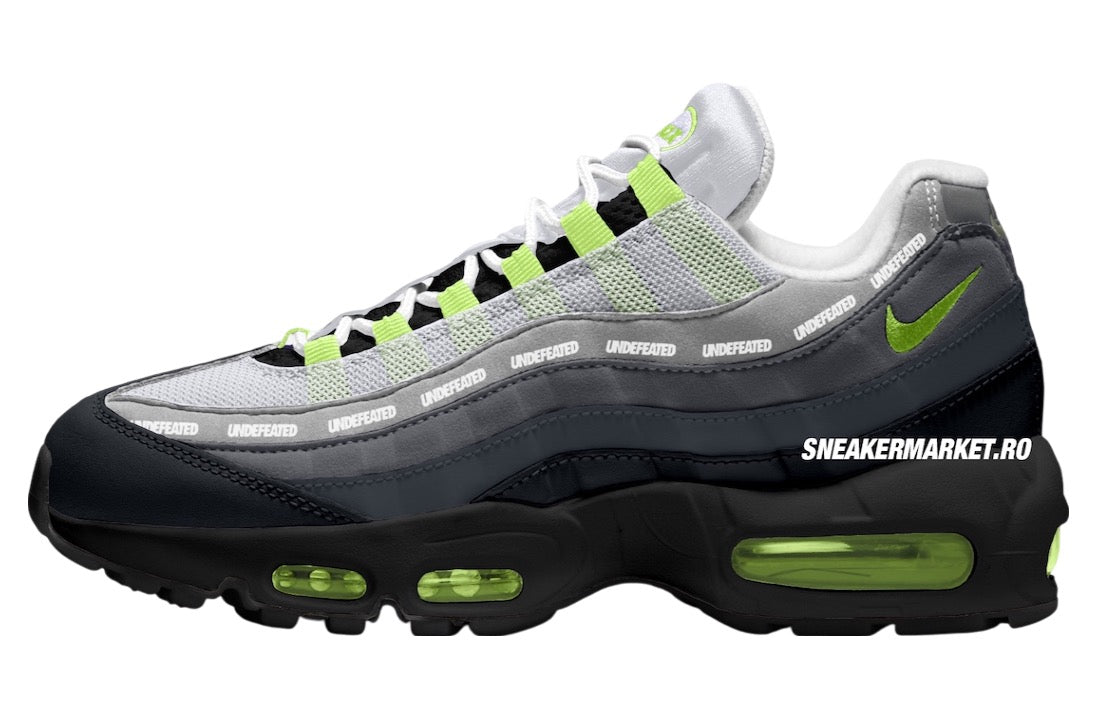 Undefeated x Nike Air Max 95 Black / Neon Yellow