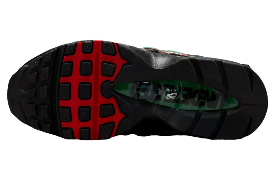 Undefeated x Nike Air Max 95 Black / Metallic Silver