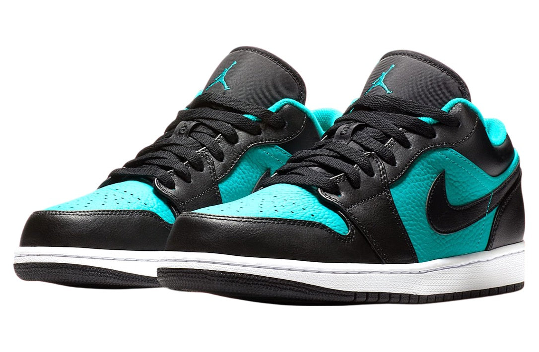 Air Jordan 1 Low Black / Aqua