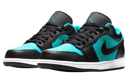 Air Jordan 1 Low Black / Aqua