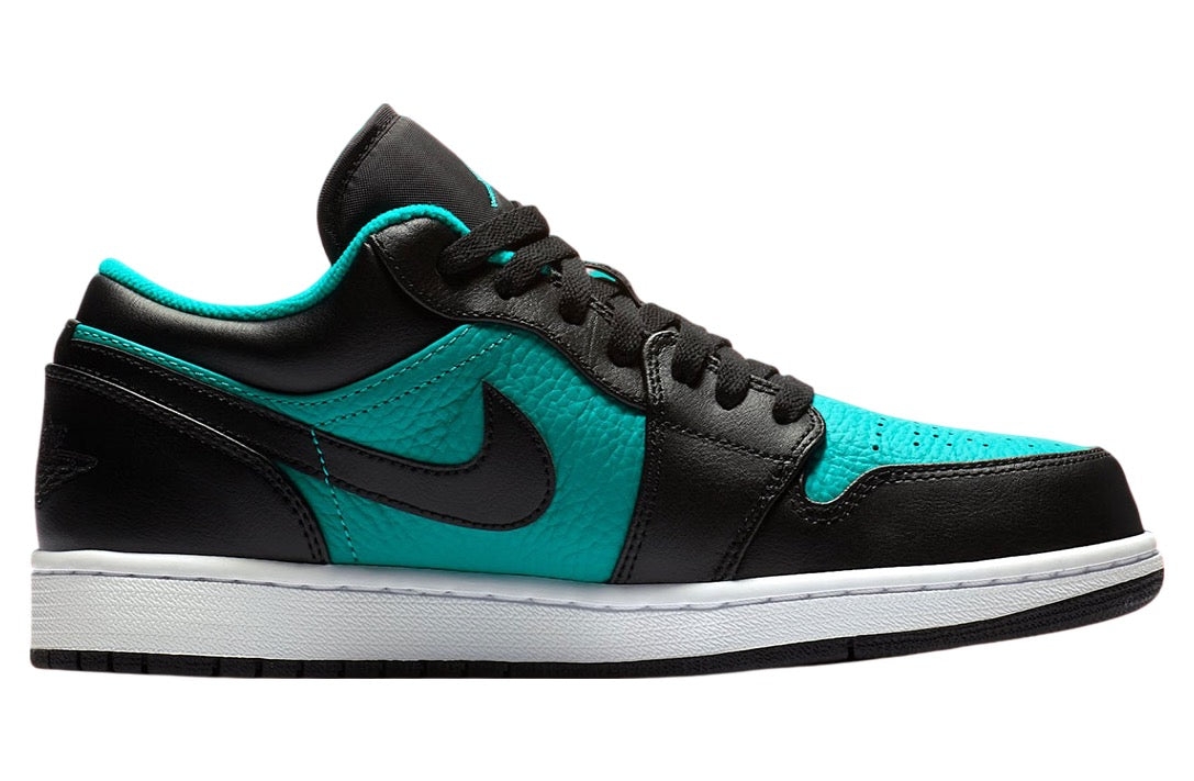Air Jordan 1 Low Black / Aqua