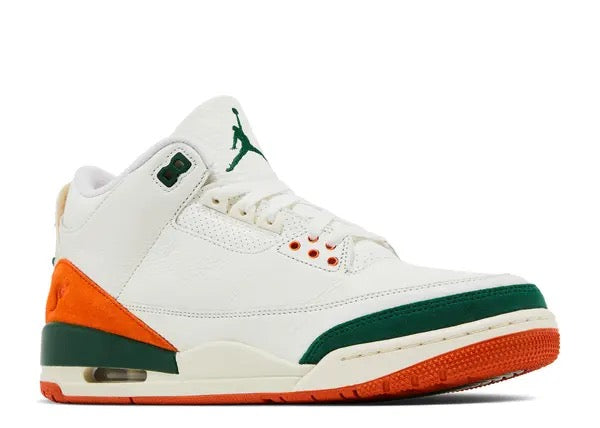 Solefly x Air Jordan 3 Sail / Gorge Green
